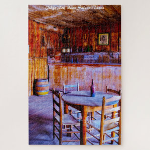 Judge Roy Bean Saloon Texas.Frohe Weihnachten Ji Puzzle