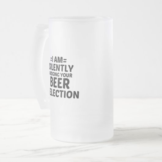 JUDGING BIER SELECTION MATTGLAS BIERGLAS (Vorderseite Links)