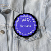Judging Contest Modern Ribbon Judge Button (Beispiel)