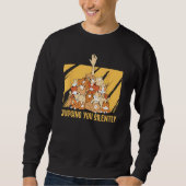 Judging You Silently  Cat  Humor Kitten Memes Sweatshirt (Vorderseite)