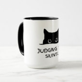 Judging You Silently Tasse (Vorderseite Links)