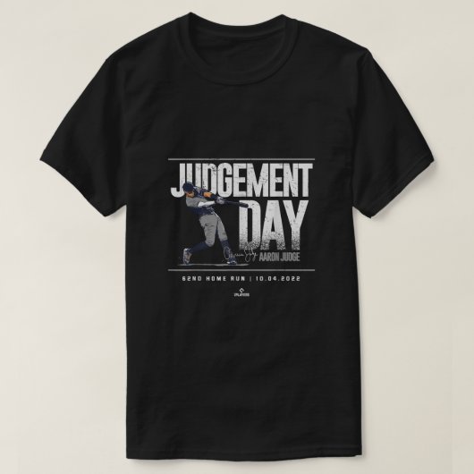 Judgment Day 62. Zuhause Run Aaron Judge New York T-Shirt (Design vorne)