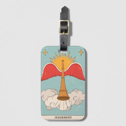 Judgment tarot card modern Major Arcana Gepäckanhänger (Vorderseite Vertikal)