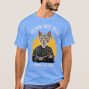 Judgmental Cat 3 lustig und leise beurteilend Haus T-Shirt