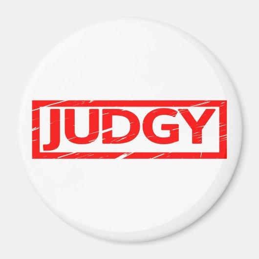 Judgy Briefmarke Magnet (Vorne)