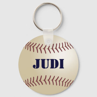 Judi Baseball Keychain von 369MyName Schlüsselanhänger