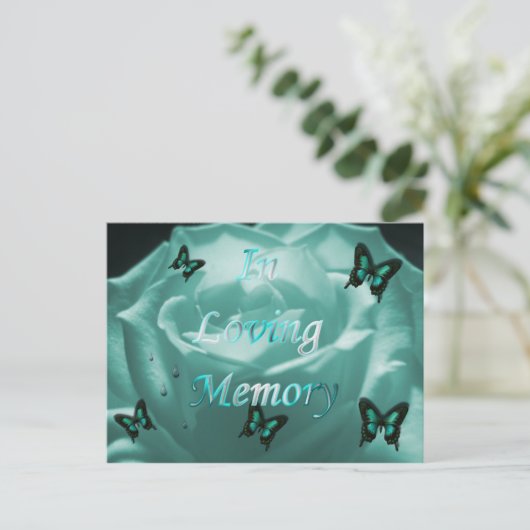 Judi-Rose Postkarte (Stehend Vorderseite)