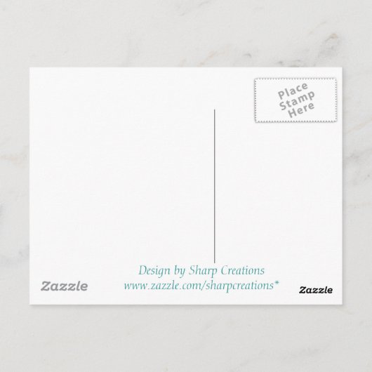 Judi-Rose Postkarte (Rückseite)