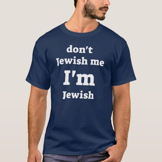 jüdisch bin ich nicht jüdischer T - Shirt (Vorderseite)