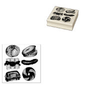 Jüdisch Deli Foods Bagel Lox Knish Blintz Pickle Gummistempel (Stempel)