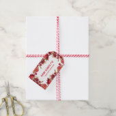 Judisch-Hebräisch-Rotes Pomegranat Happy Tu B'shva Geschenkanhänger (Mit Garn)