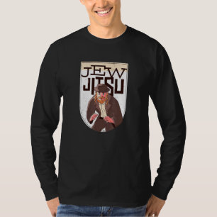 Jüdisch-Jitsu-Design des jüdischen Rabbiners Doing T-Shirt