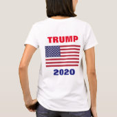 JÜDISCHE AMERIKANER FÜR TRUMP! T-Shirt (Rückseite)