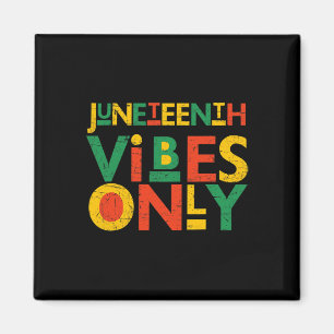 Jüdische Amerikaner Juneteenth Black W Magnet