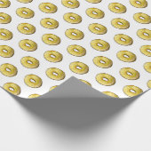 Jüdische Bäckerei Sesam Seed Bagel Brot Geschenkpapier (Ecke)