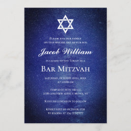 Jüdische Bar Mitzvah Personalisierte Einladung