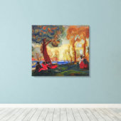 Jüdische Comedianer in Ruhe, 1910er Leinwanddruck (Insitu (Holzboden))