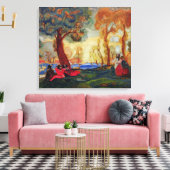 Jüdische Comedianer in Ruhe, 1910er Leinwanddruck (Insitu (Wohnzimmer))