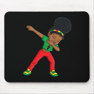 Jüdische Dabbing Schwarze Prinzessin Niedlich-brau Mousepad