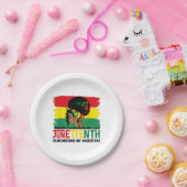 Jüdische Erinnerung an meine Vorfahren feiern Blac Pappteller (Party)