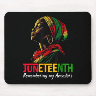 Jüdische Erinnerung an meine Vorfahren Schwarze Mä Mousepad