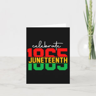 Jüdische Feier der Schwarzen Freiheit 1865 Geschic Karte