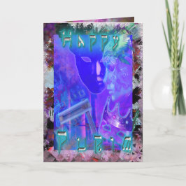Jüdische Feier HAPPY PURIM Card Karte