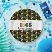 Jüdische Feier seit 1865 schwarze Geschichte Pappteller (Party)