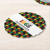 Jüdische Feier seit 1865 schwarze Geschichte Untersetzer (angewinkelt)