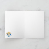 Jüdische Ferienkarte - Festival der Lichter Hanukk Karte (Innenseite)