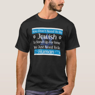 Jüdische Flaggenziffer, an der ich mit israelische T-Shirt