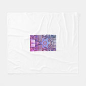 Jüdische Fleece-Decke Fleecedecke (Vorderseite (Horizontal))