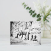 Jüdische Gebete in der Western-Mauer, Jerusalem Postkarte (Stehend Vorderseite)