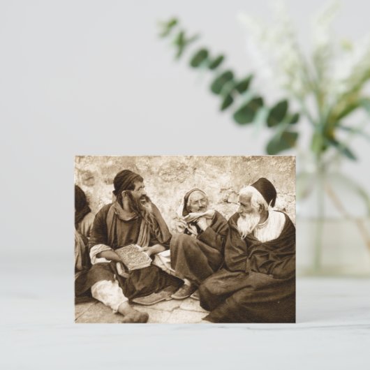 Jüdische Gebete in Jerusalem Postkarte (Stehend Vorderseite)