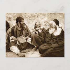 Jüdische Gebete in Jerusalem Postkarte