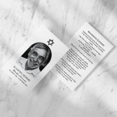 Jüdische Gedenkkarten für das moderne Foto Visitenkarte