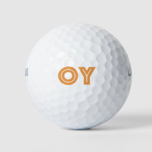 Jüdische Geschenk-Sport-Golf Bälle-Oy Vey Golfball