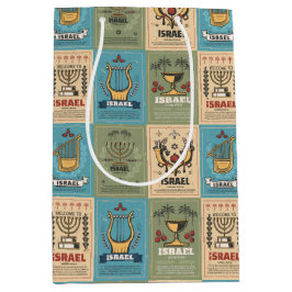 Jüdische Geschenke - Weihnachtsgeschenke - Hanukka Mittlere Geschenktüte