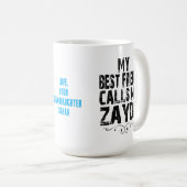 Jüdische Großmutter Mein bester Freund ruft mich Z Kaffeetasse (VorderseiteRechts)