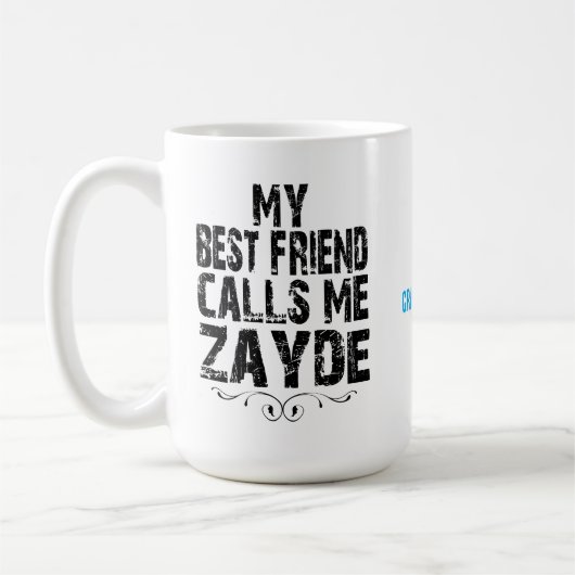 Jüdische Großmutter Mein bester Freund ruft mich Z Kaffeetasse (Links)