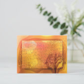 Jüdische Grüße Postkarte (Stehend Vorderseite)