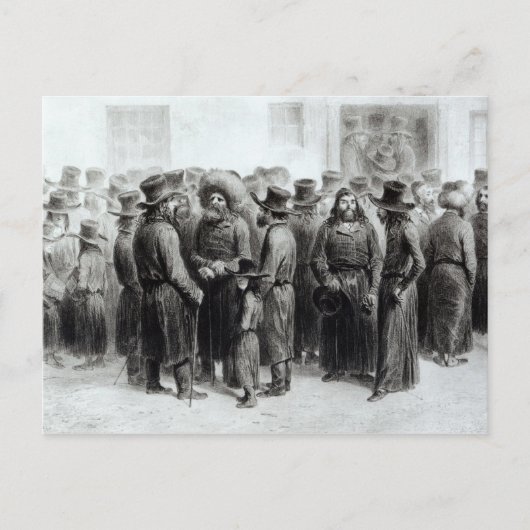 Jüdische Händler und Händler Postkarte (Vorderseite)