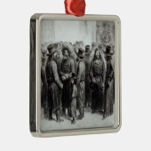 Jüdische Händler und Kaufleute Silbernes Ornament (Rechts)