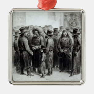 Jüdische Händler und Kaufleute Silbernes Ornament