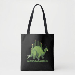 Jüdische Hanukka Dinosaurier Menorah Juden Dino F Tasche