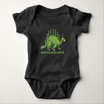 Jüdische Hanukka Dinosaurier Menorah Juden Dino Fa Baby Strampler<br><div class="desc">Niedliches jüdisches Weihnachtsgeschenk für Hanukkah. Ein Phantastisches lustiges Dinosaurier Stegosaurus Menorah Geschenk.</div>
