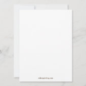 Jüdische Hebräische Einladung zur Hochzeit Kreativ (Rückseite)