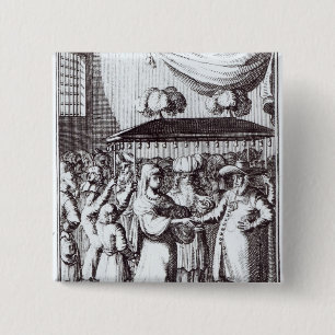 Jüdische Hochzeit Button