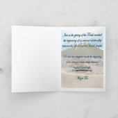 Jüdische Hochzeit, Chuppah Karte (Innenseite)