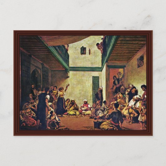 Jüdische Hochzeit in Marokko Postkarte (Vorderseite)